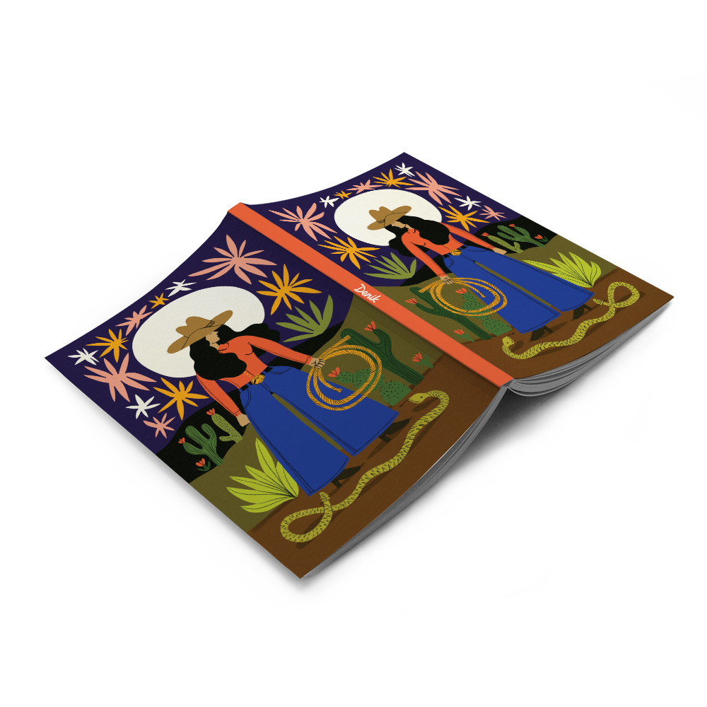 Denik- Desert Cowgirl Notebook