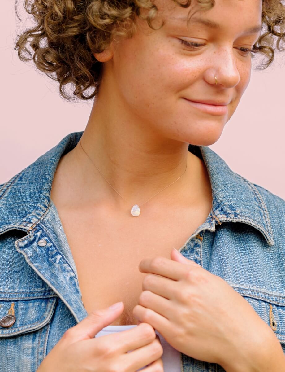 SoulKu- Moonstone Luxe Necklace for Sisterhood