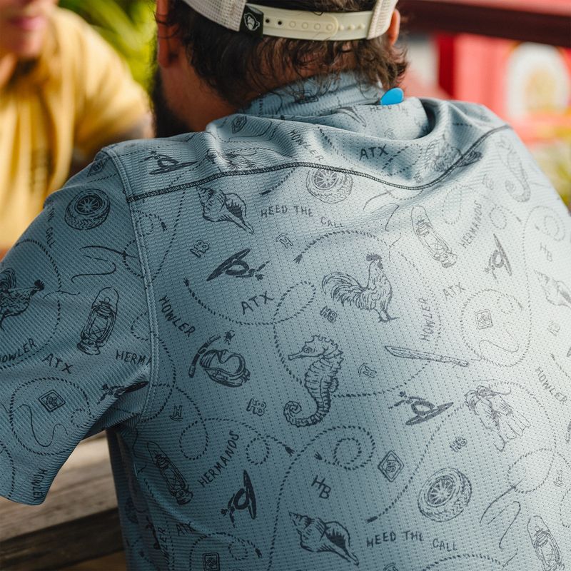 Howler Bros- Sea Rodeo Ranchero Tech Polo
