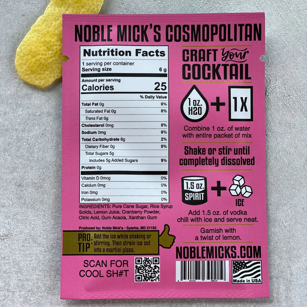 Noble Mick's- Cosmopolitan Single Pack