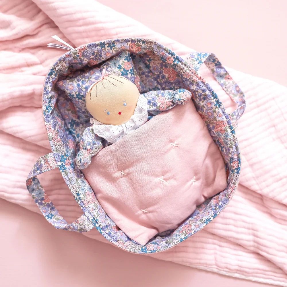 Alimrose- Baby Doll Carrier Set Lilly Blue
