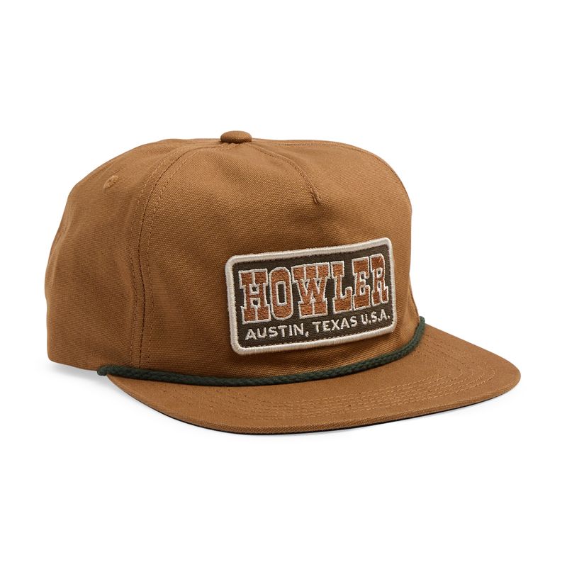 Howler Bros- Howler Slab : Duck Brown: Unstructured Snapback Hats