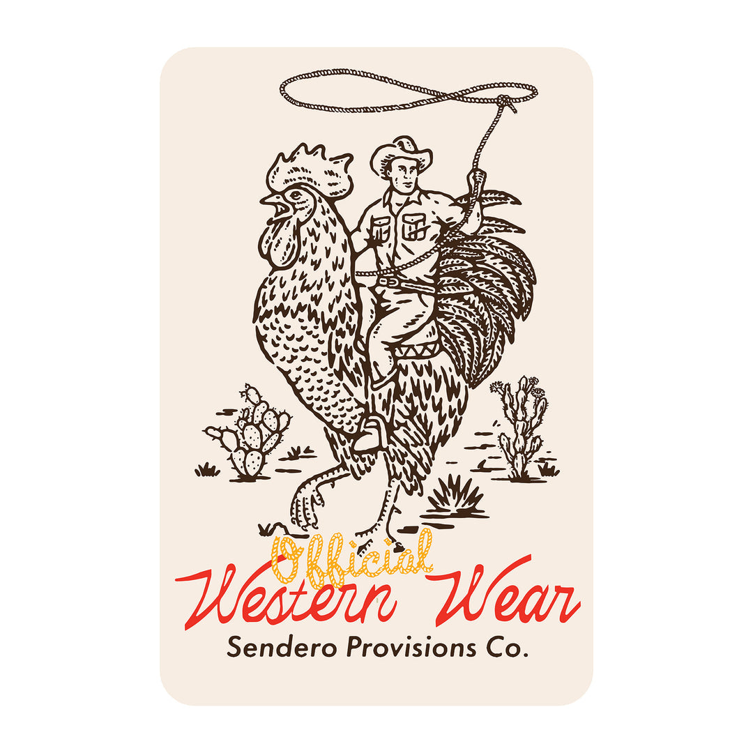 Sendero- Official Western Sticker