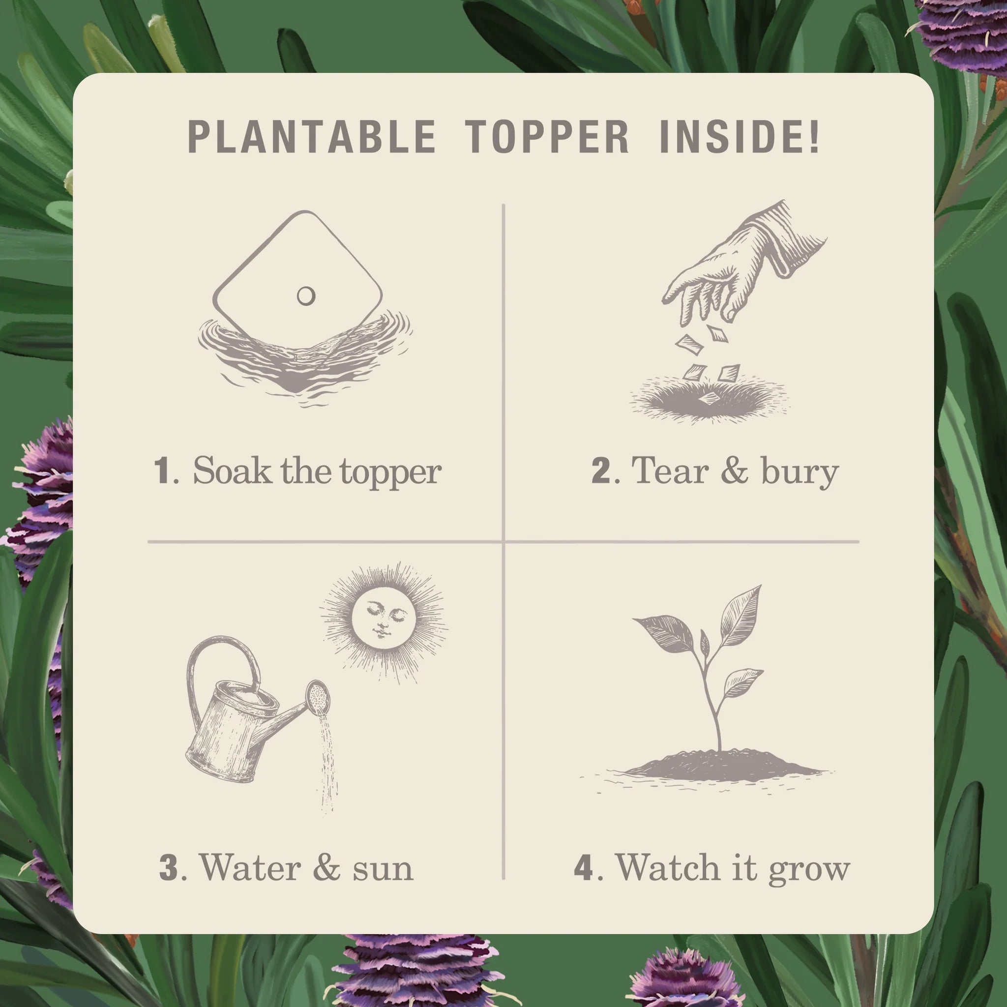 KOBO Candles- Rustic Pine Plant The Box Tin Candle