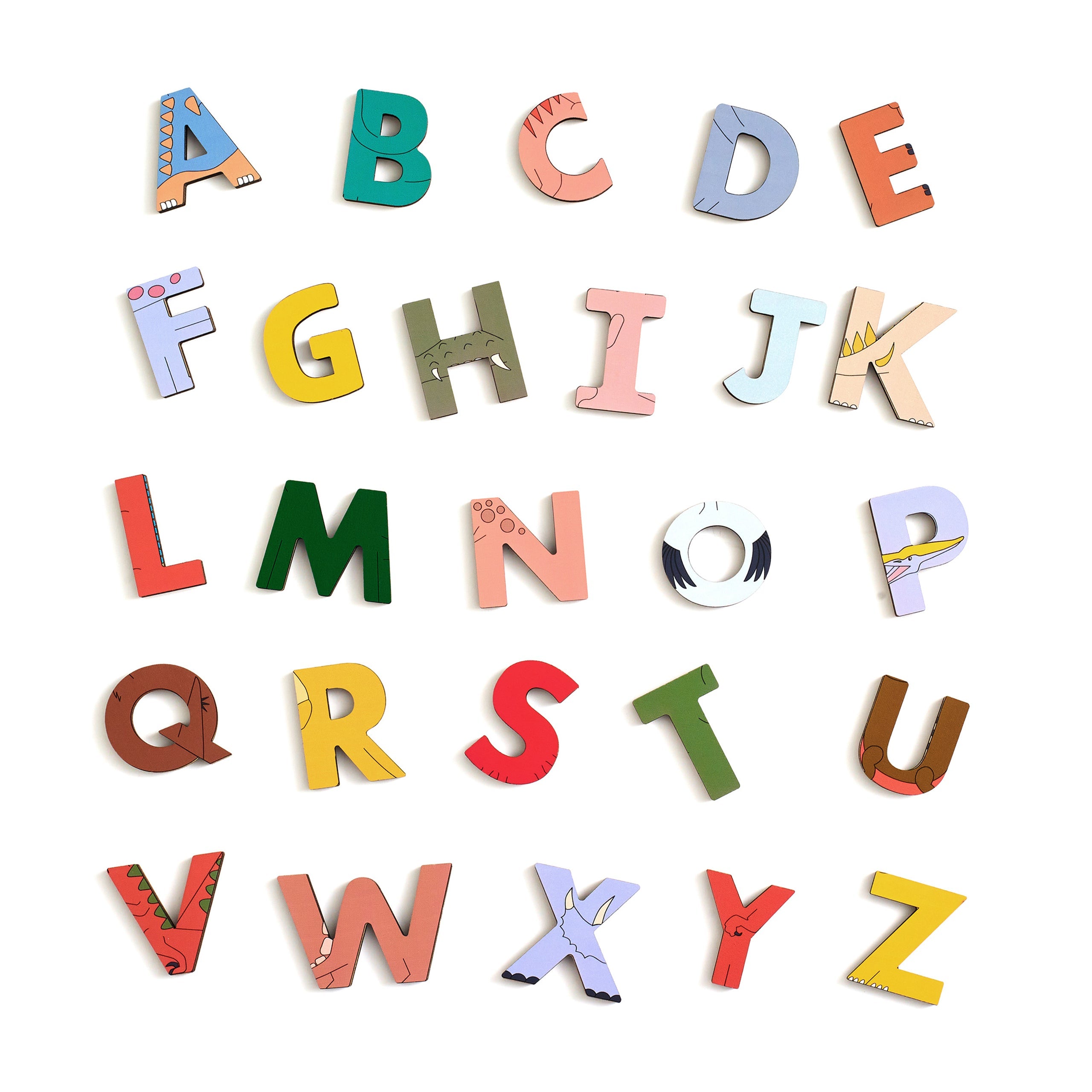 Alphabet Legends- Dino Wooden Alphabet Puzzle