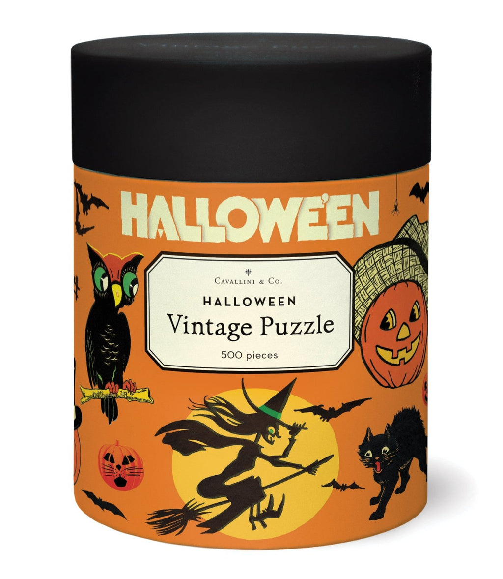 Cavallini Papers & Co.- Halloween 500 Piece Puzzle