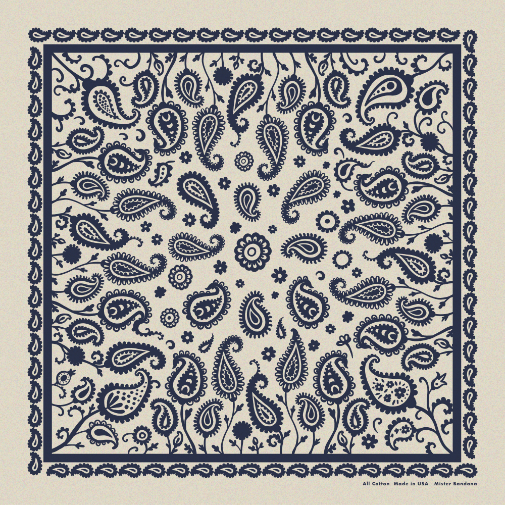 Mister Bandana- Paisley Supernova Bandana
