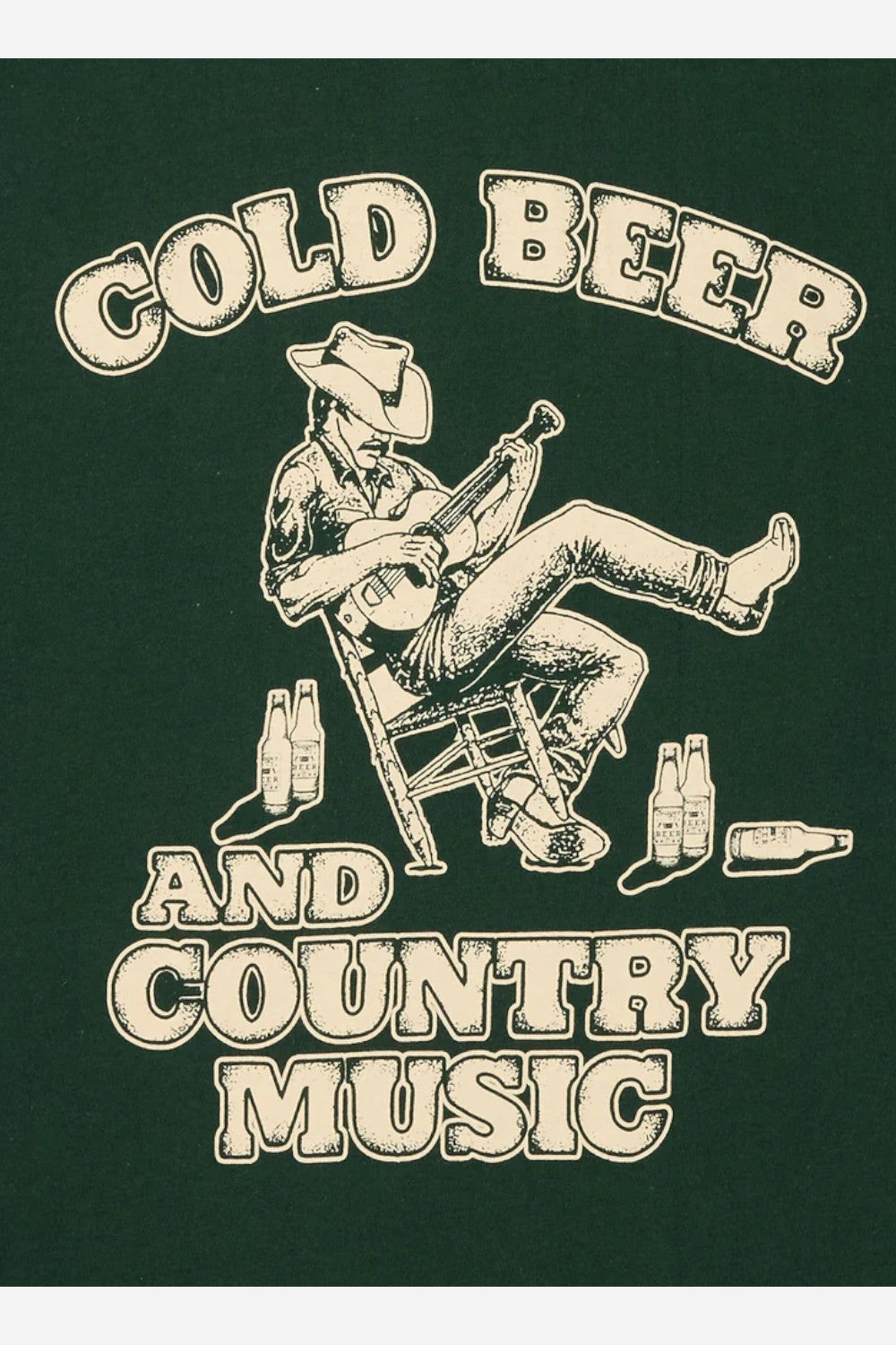 Seager- Country Music Tee Army Green