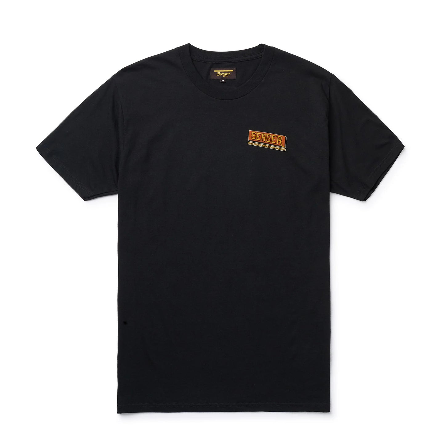 Seager- Trucking Tee Black-Black