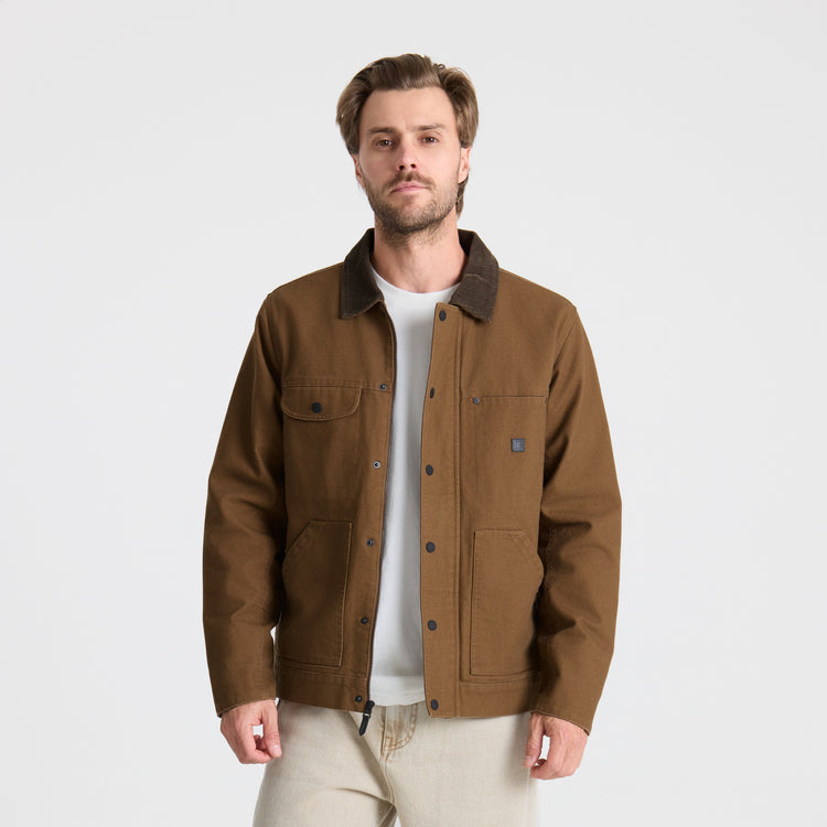 Roark- Open Roads Waxed Canvas Jacket in Otter