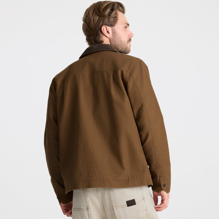 Roark- Open Roads Waxed Canvas Jacket in Otter