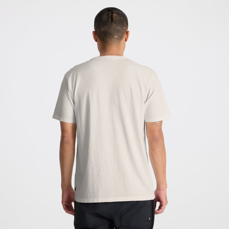 Roark- Well Worn Organic Short Sleeve Tee in Off White