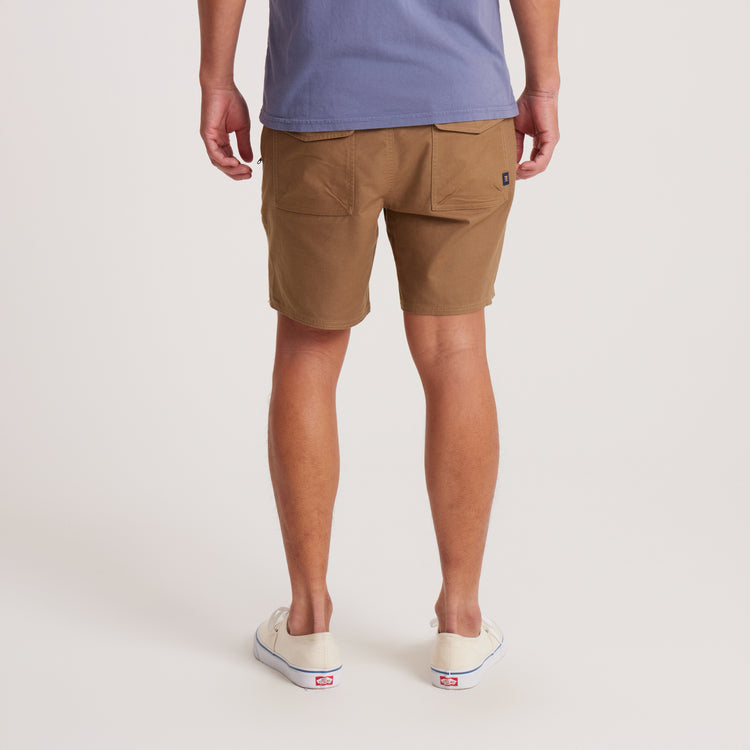 Roark- Layover Traveler Shorts in Dark Khaki