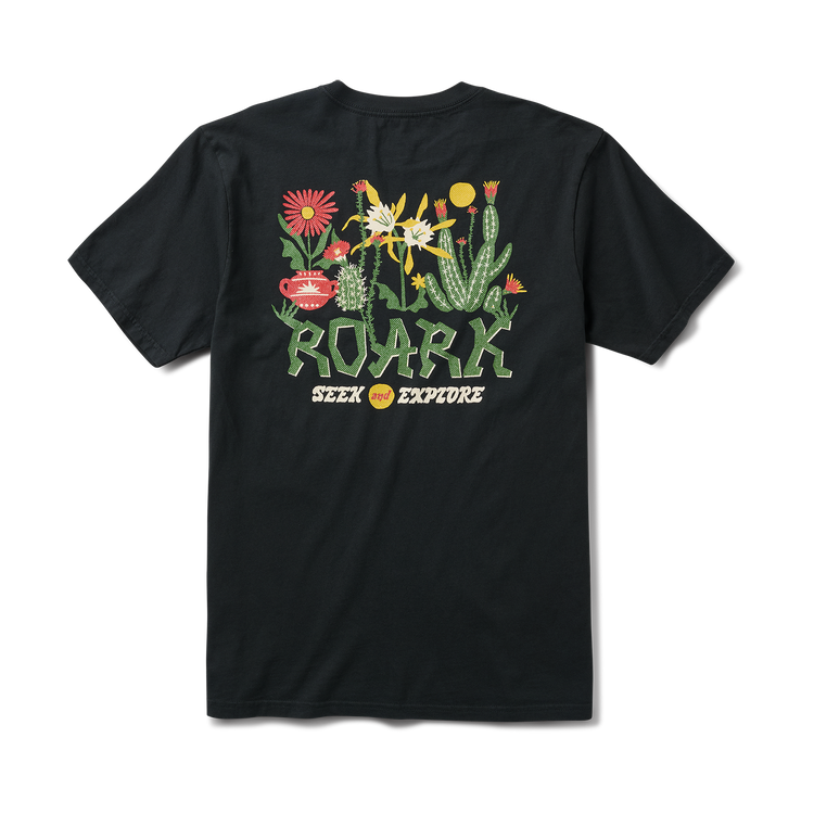 Roark- Cactus Garden Premium Tee in Black