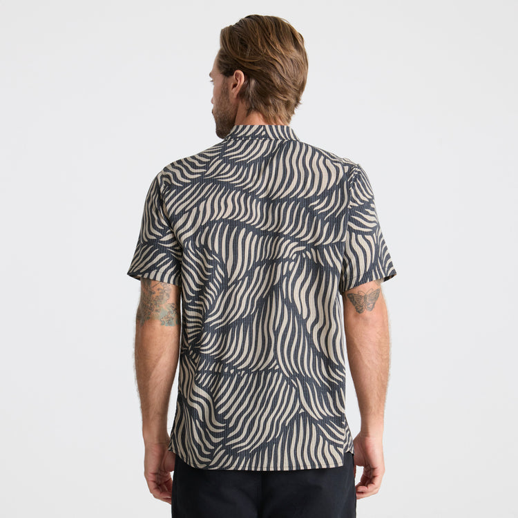 Roark- Bless Up Breathable Stretch Shirt in Grey