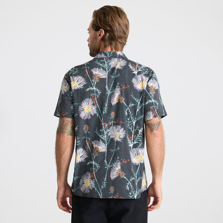 Roark- Bless Up Breathable Stretch Shirt in Onyx