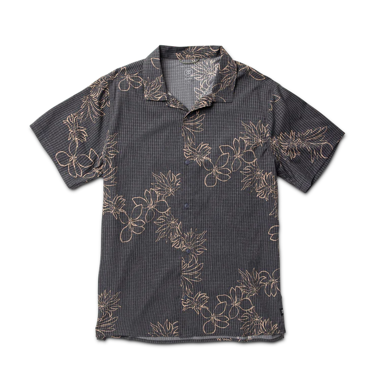 Roark- Bless up Trail Shirt Onyx Floral