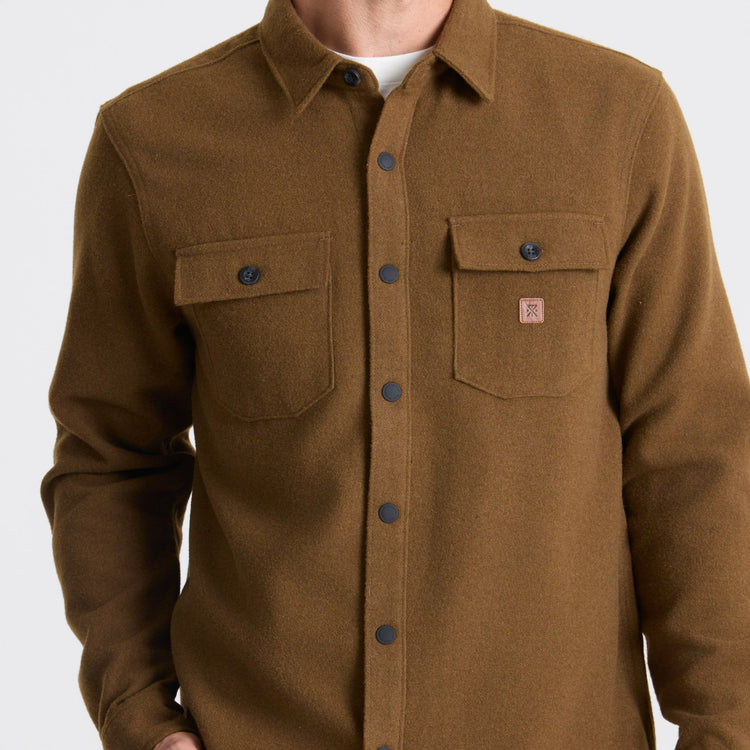 Roark- Nordsman Long Sleeve Flannel in Otter