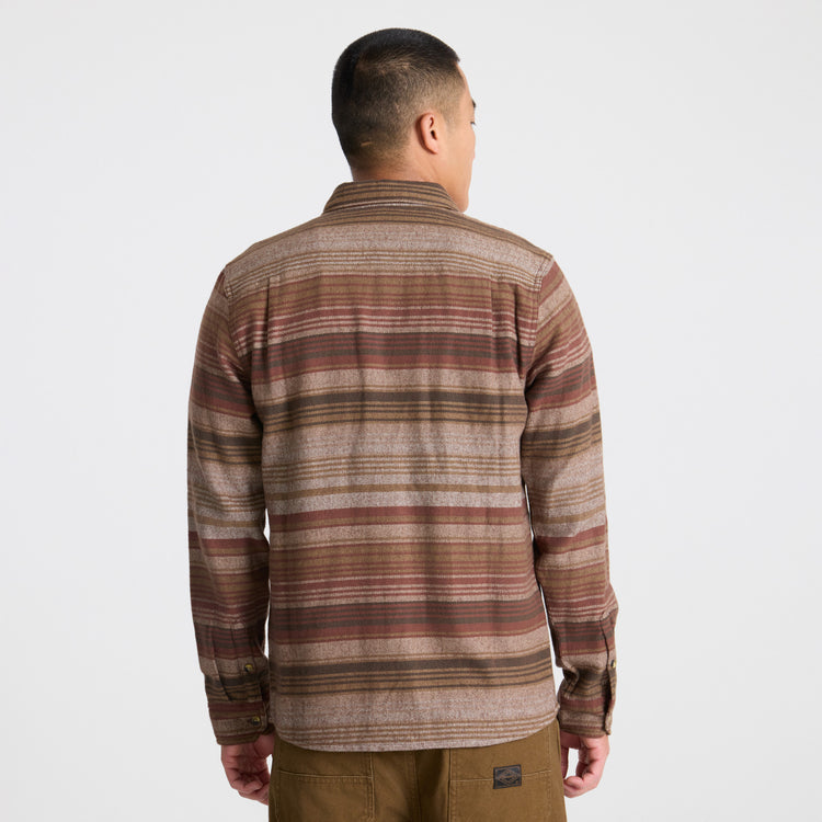 Roark- Crossroads Organic Cotton Flannel in Red Clay