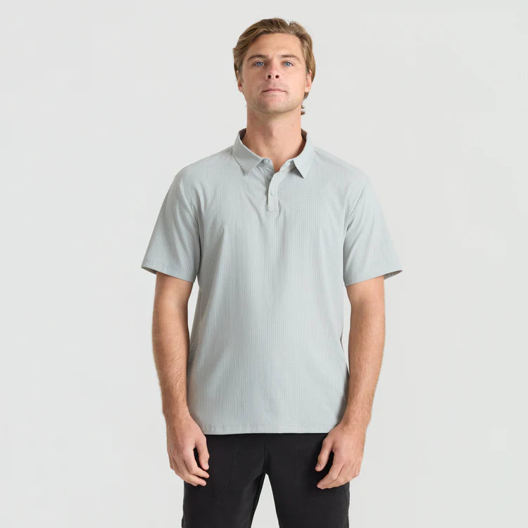 Roark- Bless Up Polo in Grey
