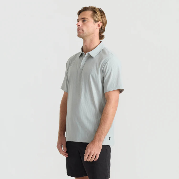 Roark- Bless Up Polo in Grey