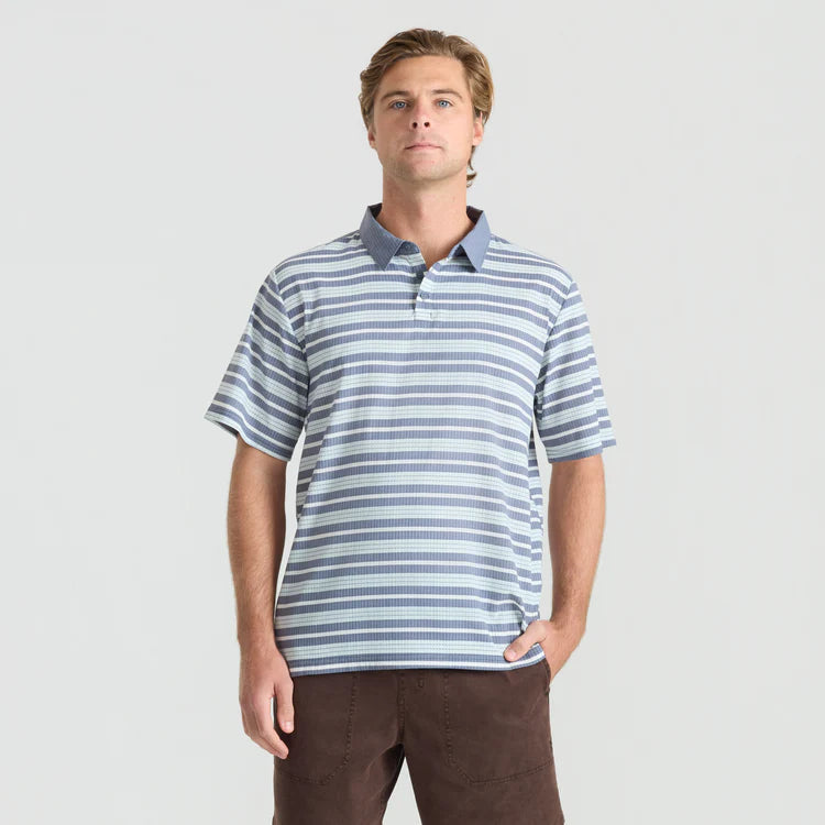Roark- Bless Up Polo in Neptune