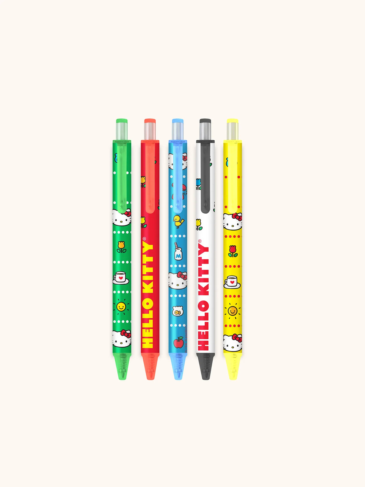 Studio Oh!- Retro Hello Kitty Soft-Touch Gel Pen Set