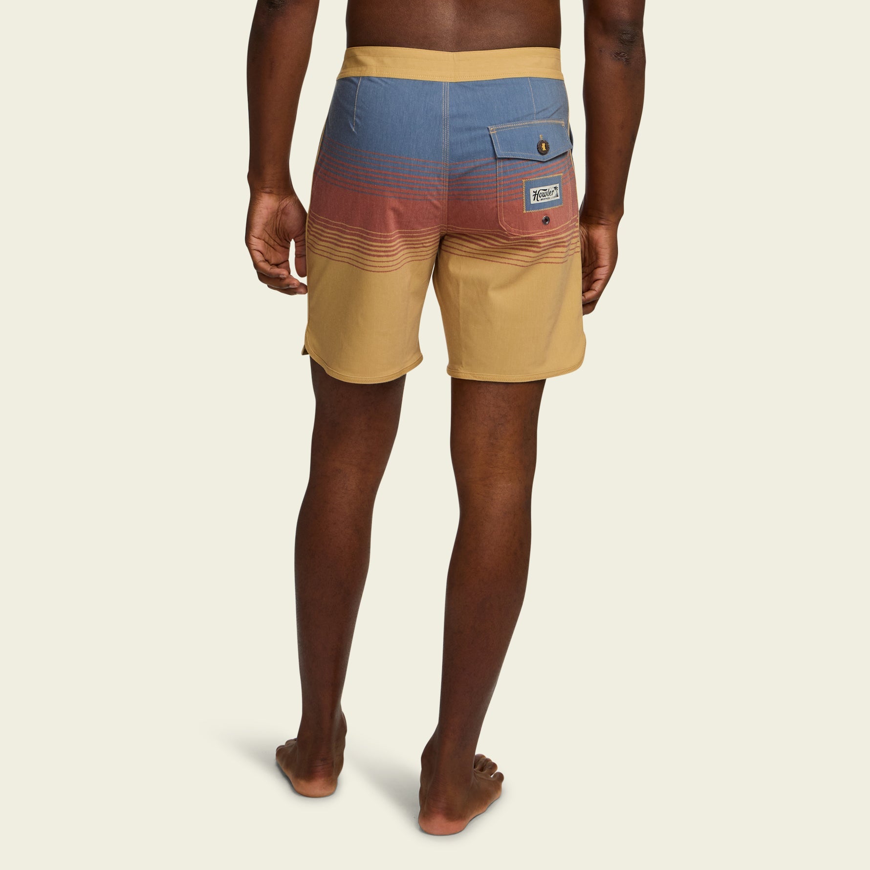 Howler Bros- Bruja Boardshorts Meridians: Old Gold