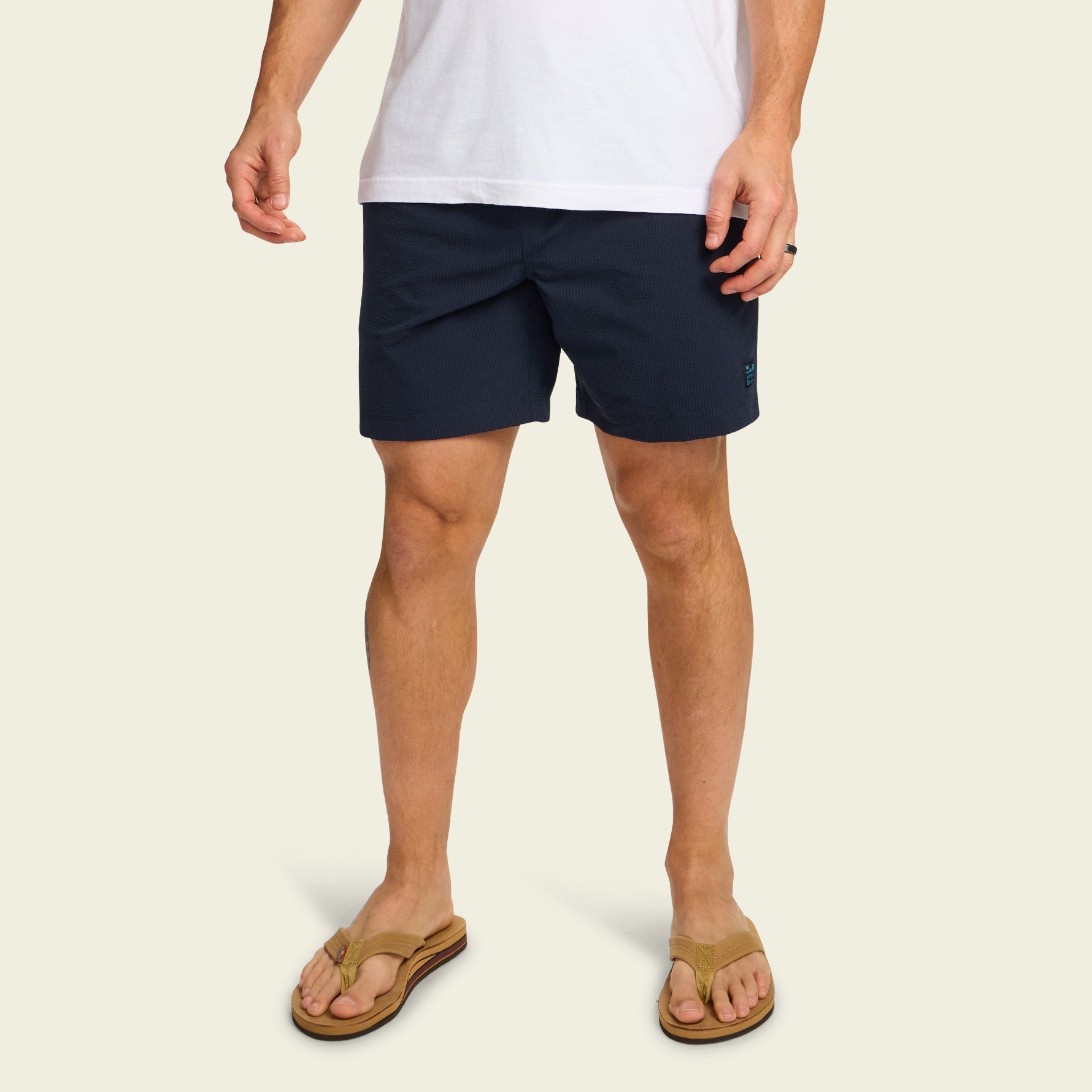 Howler Bros- Salado Shorts Seersucker: Midnight