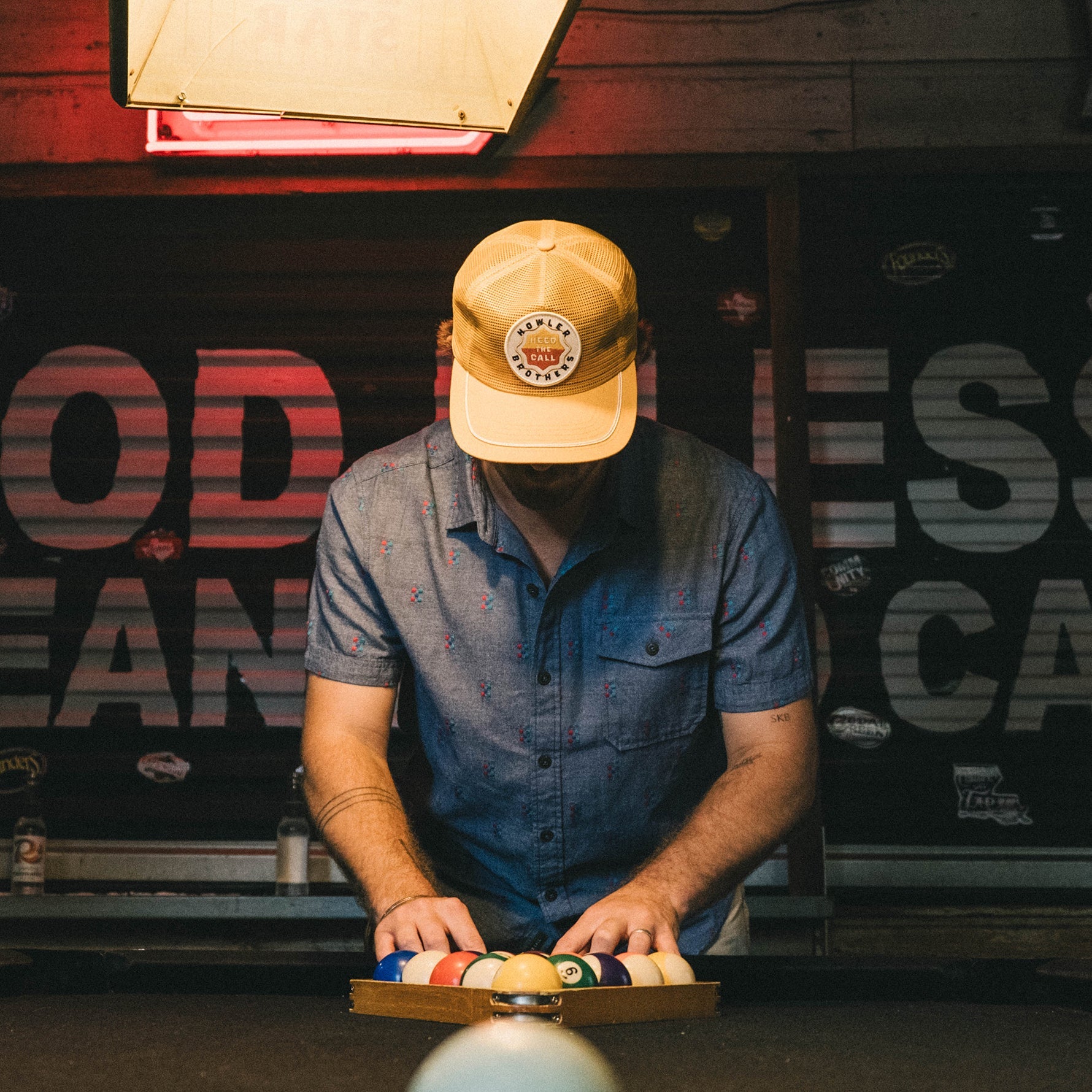 Howler Bros- Farm Team Snapback: Gold