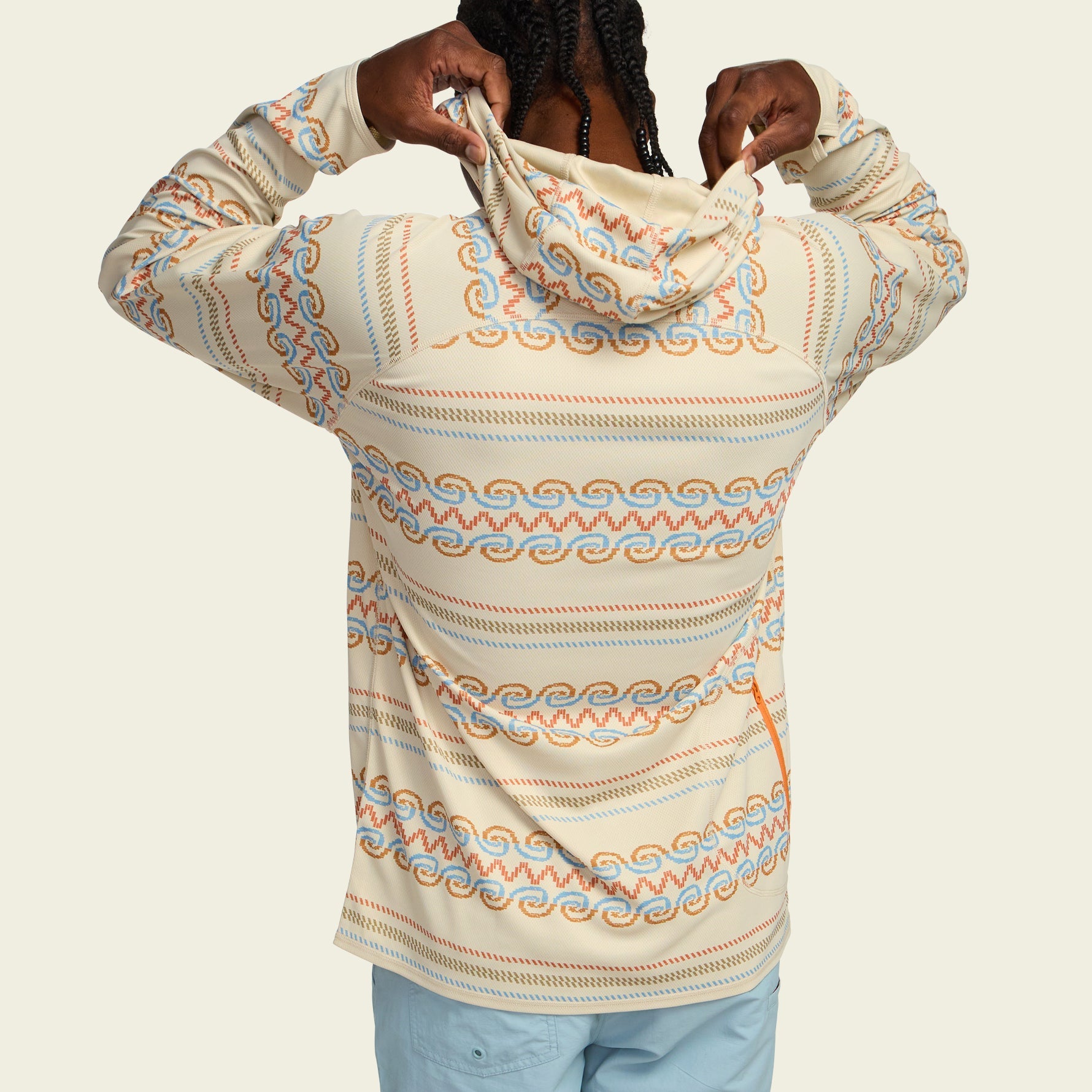 Howler Bros- Loggerhead Hoodie Zicatela: Off White