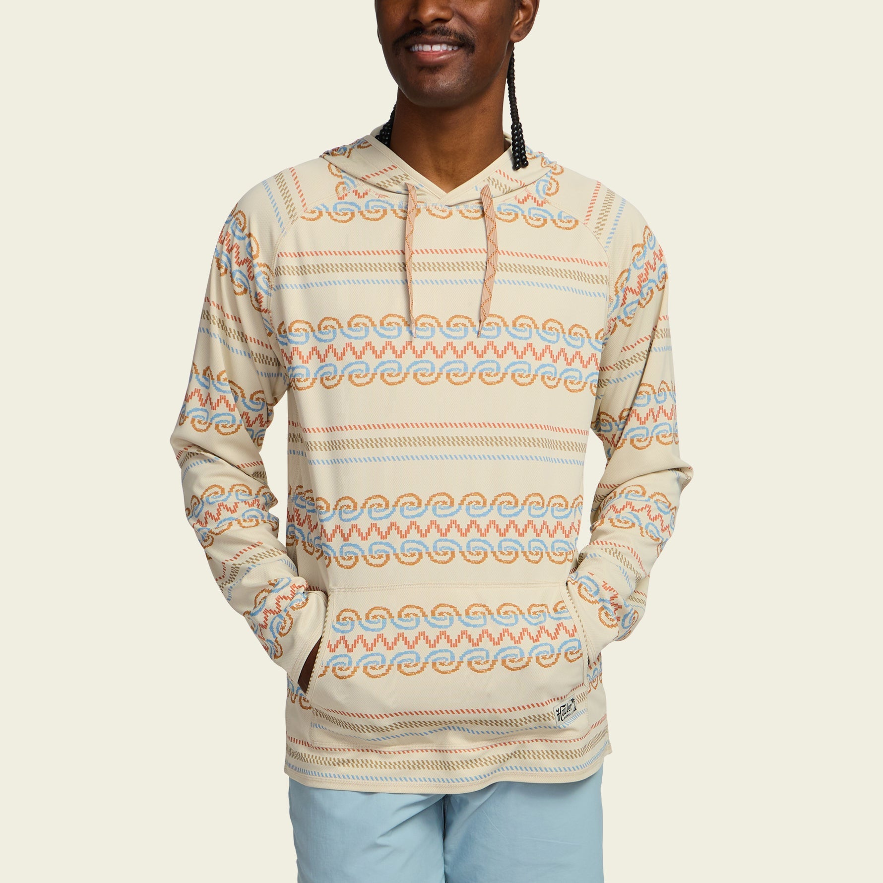 Howler Bros- Loggerhead Hoodie Zicatela: Off White