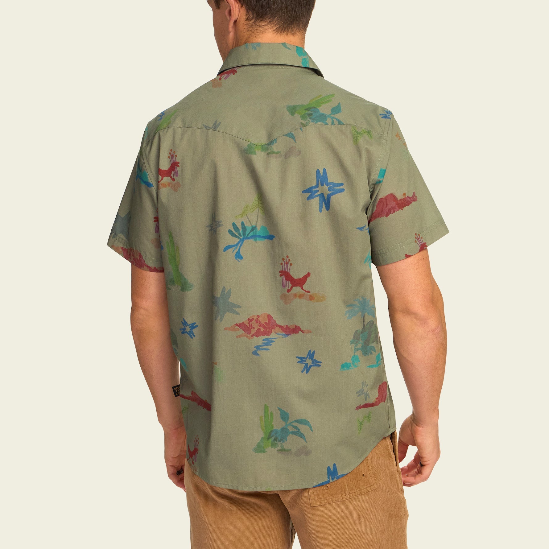 Howler Bros- H Bar B Snapshirt Vision Quest: Olive