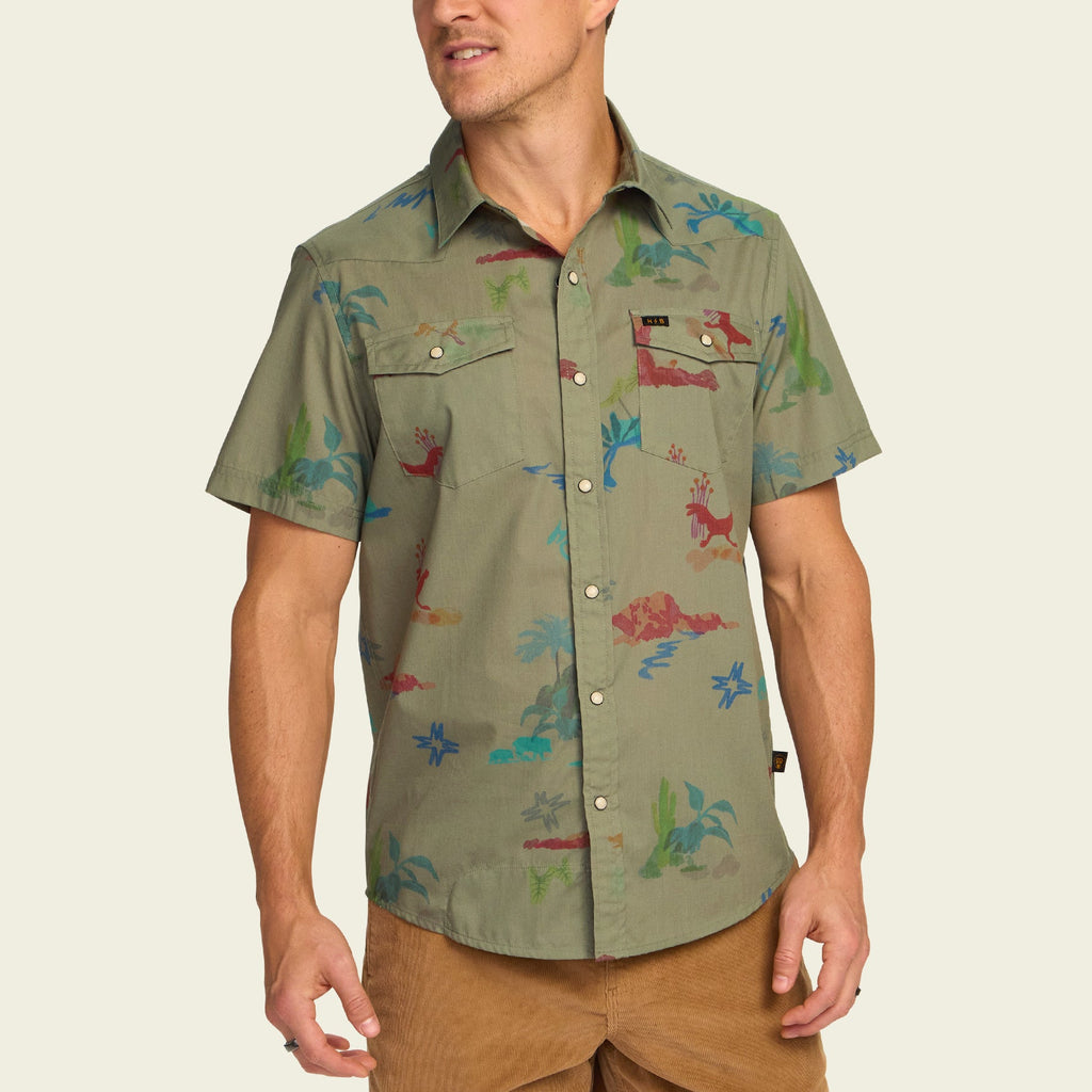 Howler Bros- H Bar B Snapshirt Vision Quest: Olive