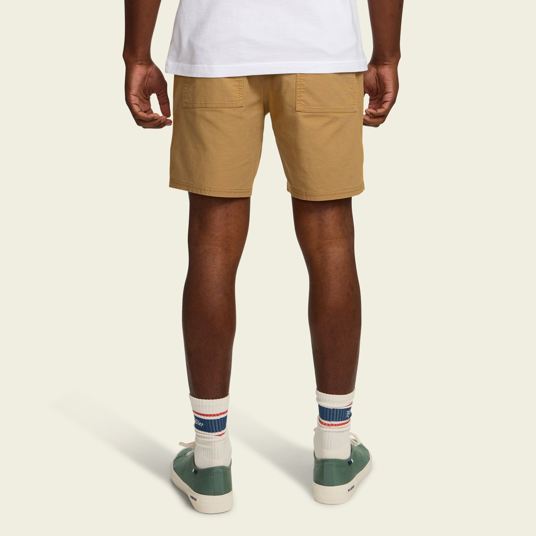 Howler Bros- Quonset Camp Shorts: British Khaki