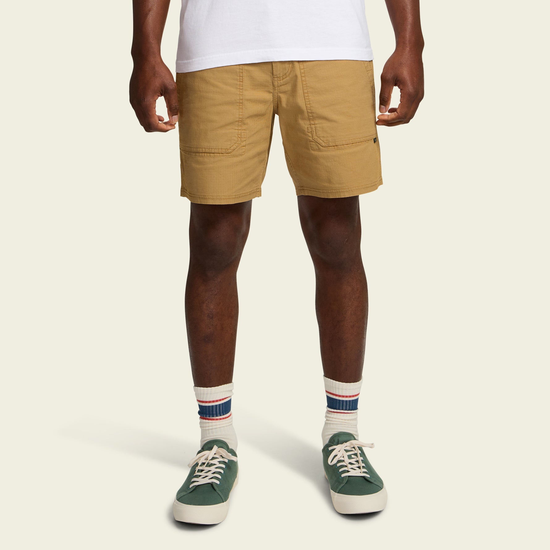 Howler Bros- Quonset Camp Shorts: British Khaki