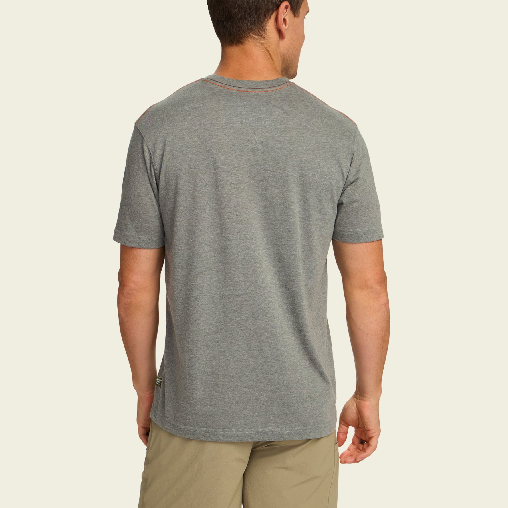 Howler Bros- Trout Bolt T-Shirt: Athletic Grey Heather