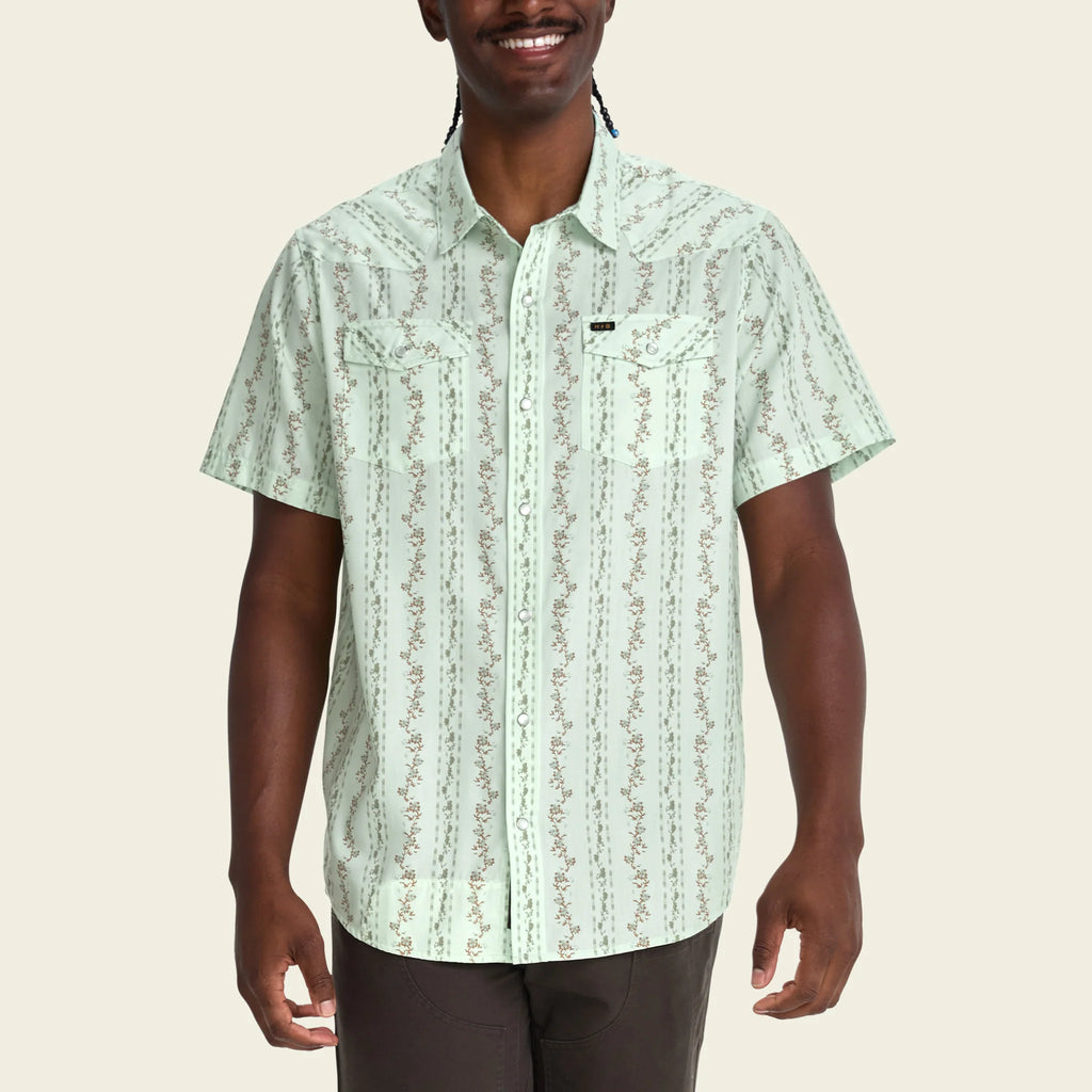 Howler Bros- Hibiscus Ribbons H Bar B Snapshirt