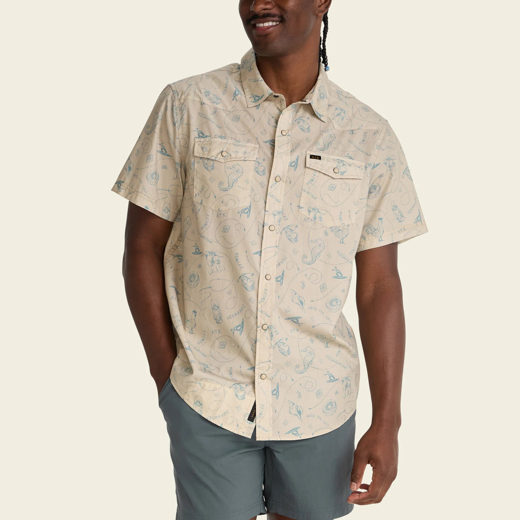 Howler Bros- Sea Rodeo H Bar B Snapshirt