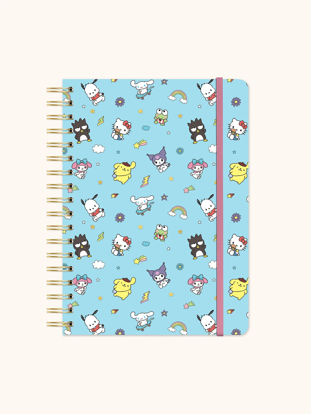 Studio Oh!- Hello Kitty and Friends College Letters Blue Undated Tri-Tab Planner
