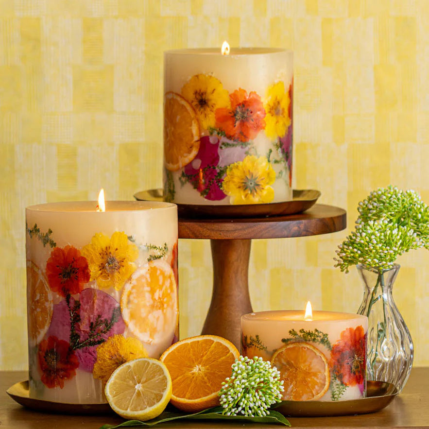Rosy Rings- Petite Botanical Candle Sugared Citrus