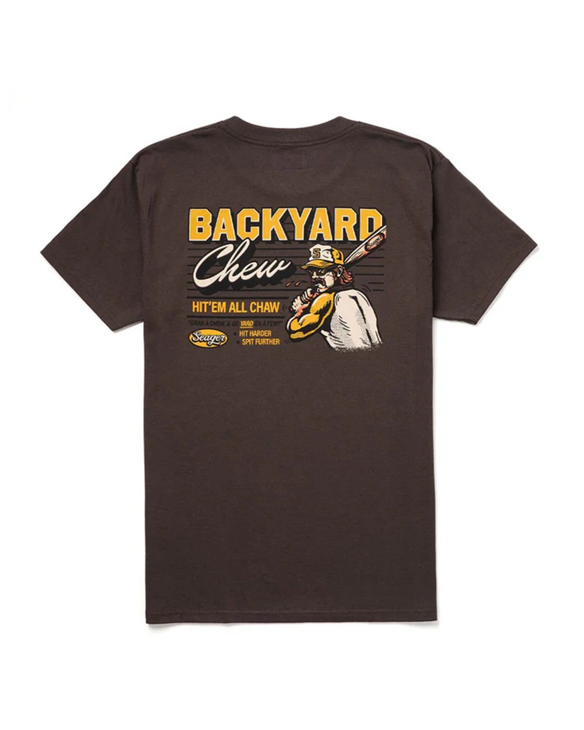 Seager - Backyard Chew - Brown T-shirt