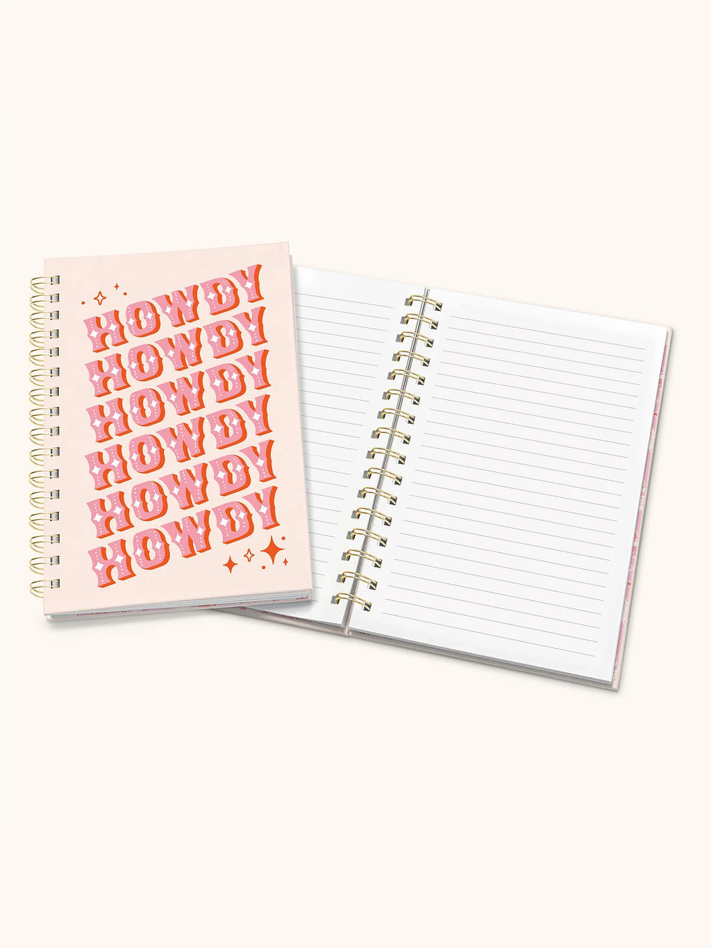 Studio Oh!- Howdy Partner Medium Spiral Notebook