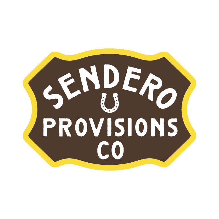 Sendero- Western Patch Sticker - Brown