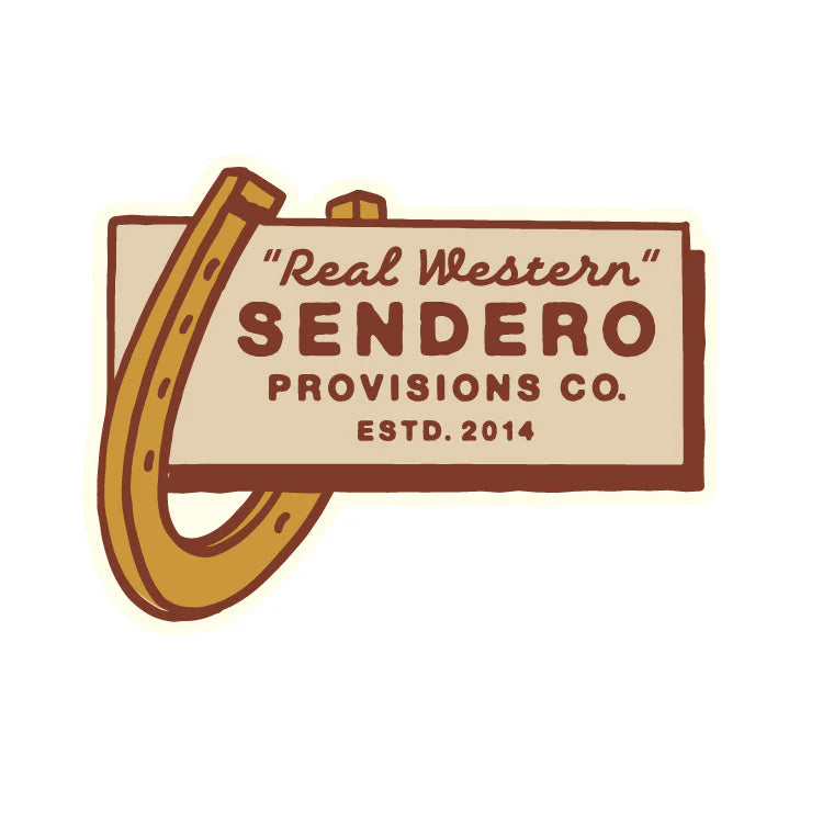 Sendero- Real Western Sticker
