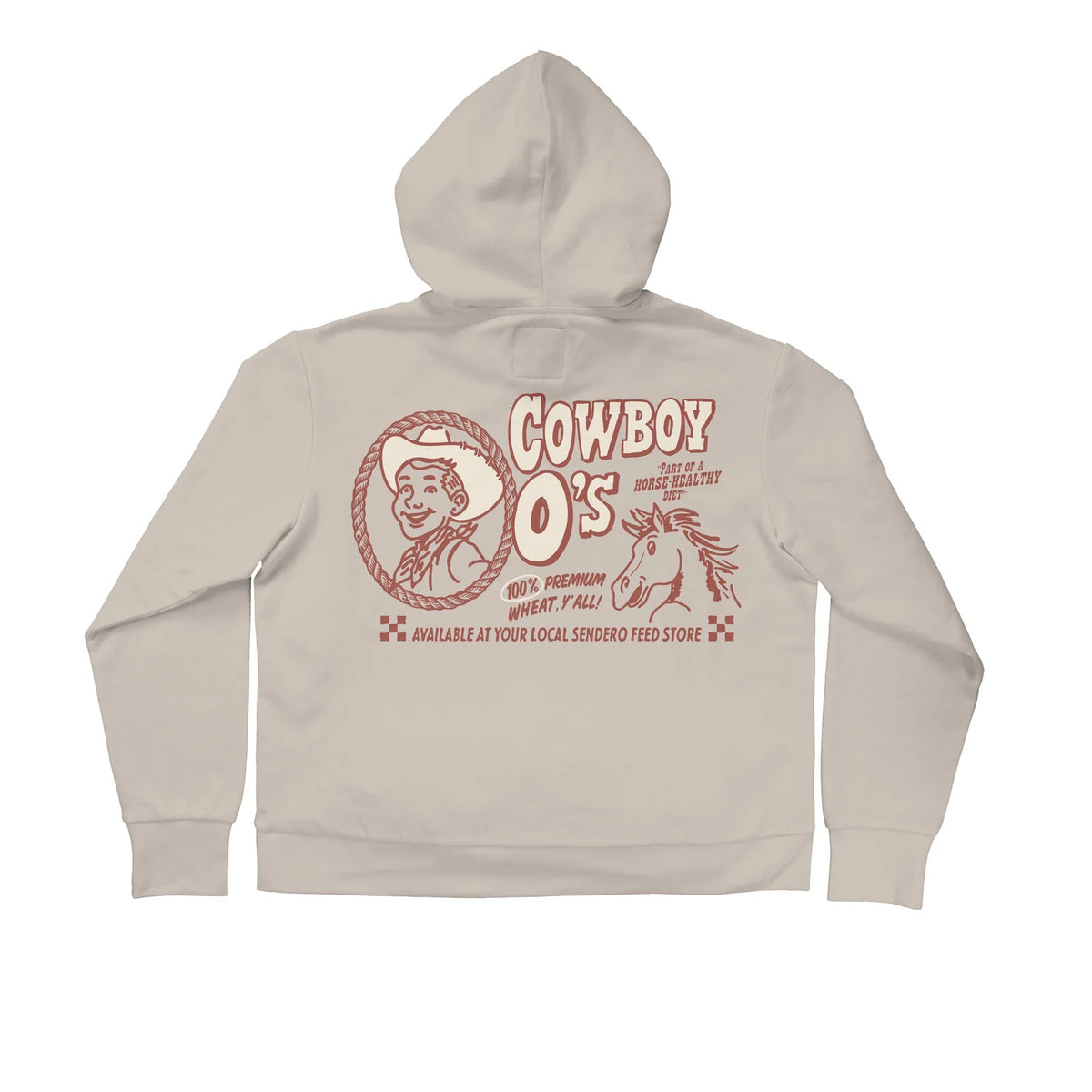 Sendero- Cowboy O's Boxy Hoodie