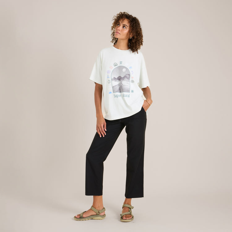 Roark- Super Natural Oversized Premium Tee in Mist