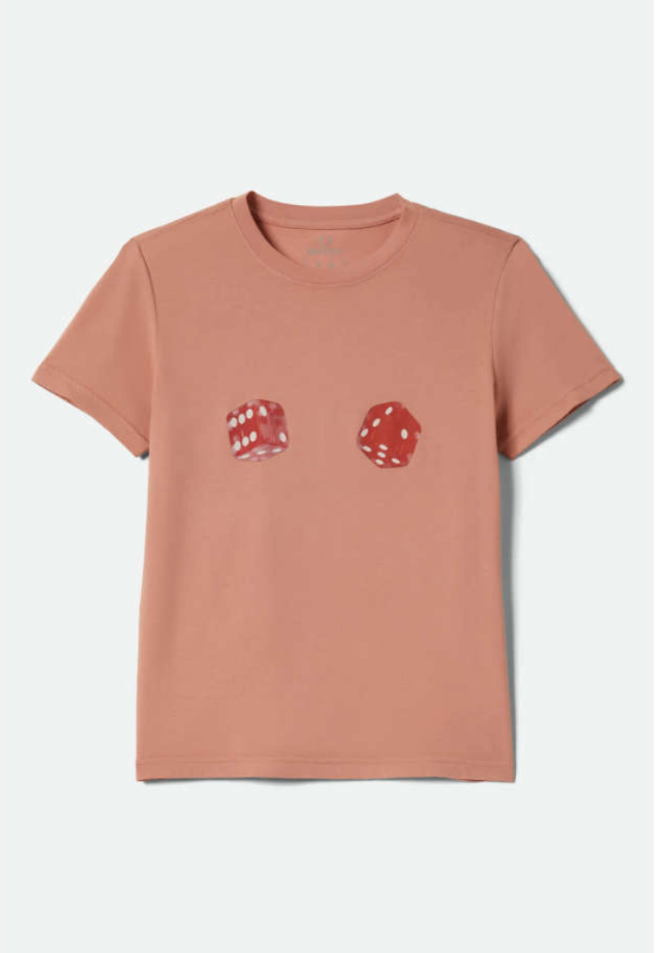Brixton- Tossed Dice Crew Tee