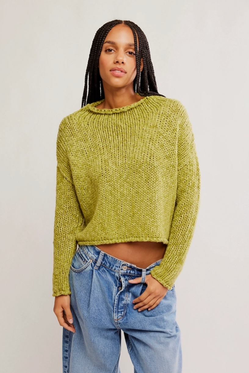 Free People- Opal Rollneck Knit Sweater