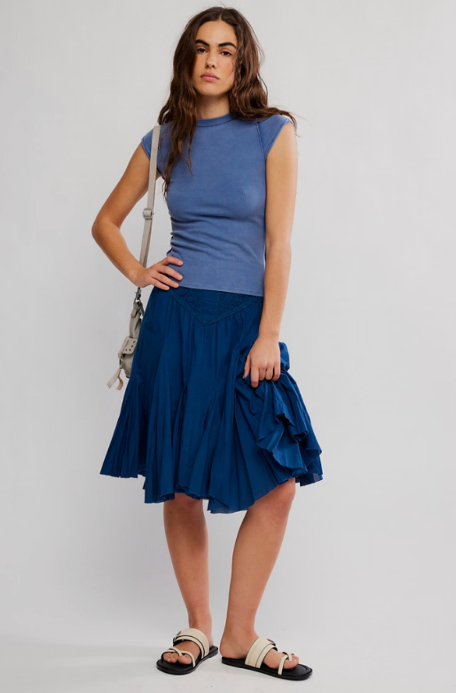Free People-  FP One Frida Godet Midi Skirt